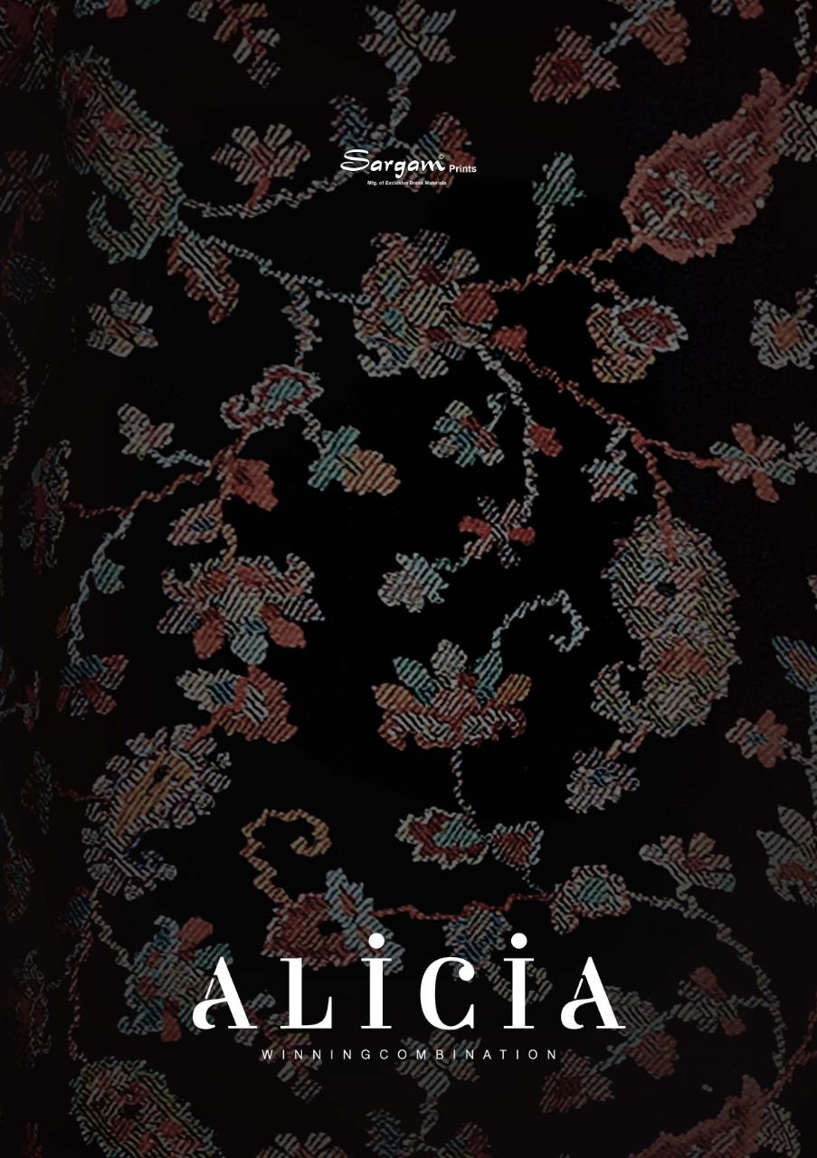 Sargam Prints Launch Alicia Jam Silk Digital Print New Design Suit Looking Pretty