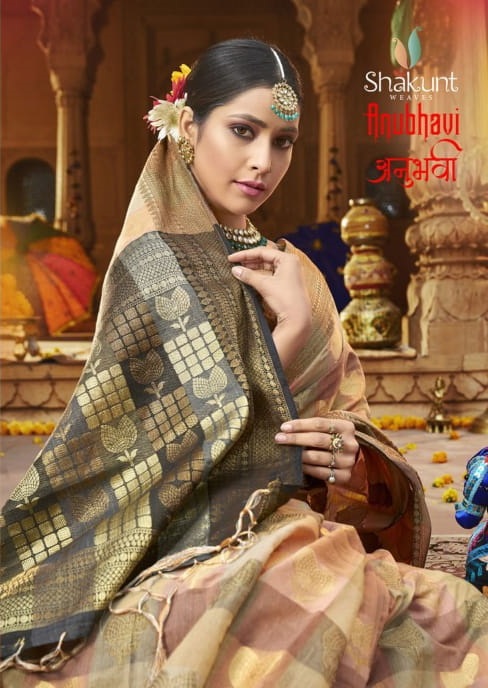 Shakunt Anubhavi Casual Wear Silk Saree Wholesaler