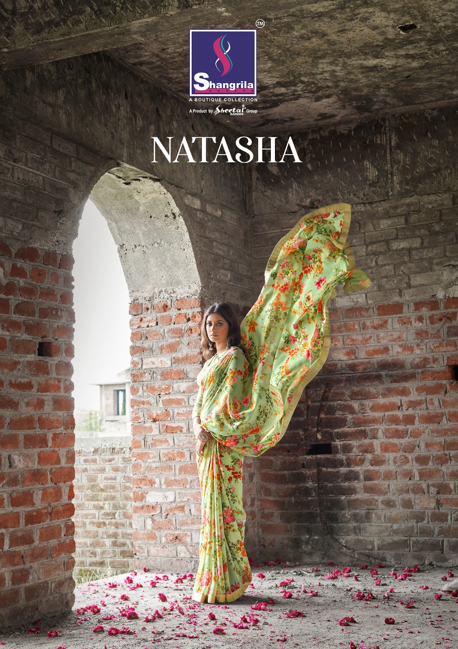 Shangrila Present Natasha Weaving Jacquard Exclusive Super Hit Saree Collection