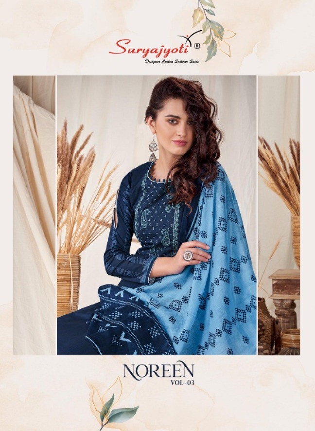 Suryajyoti Present Noreen Vol 3 Cotton Printed Elegant Salwar Suit