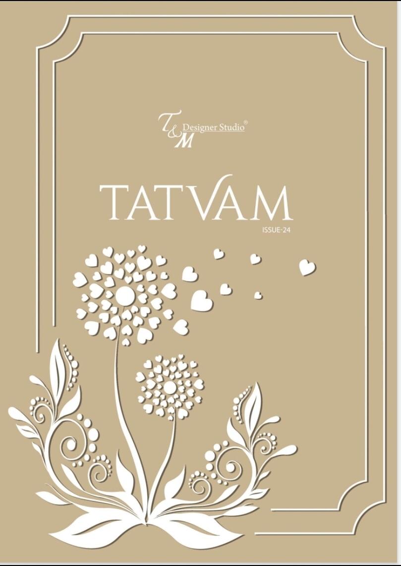 Tatvam Vol 24 By Sahiba T And M Georgette With Embroidery Heavy Look Saree