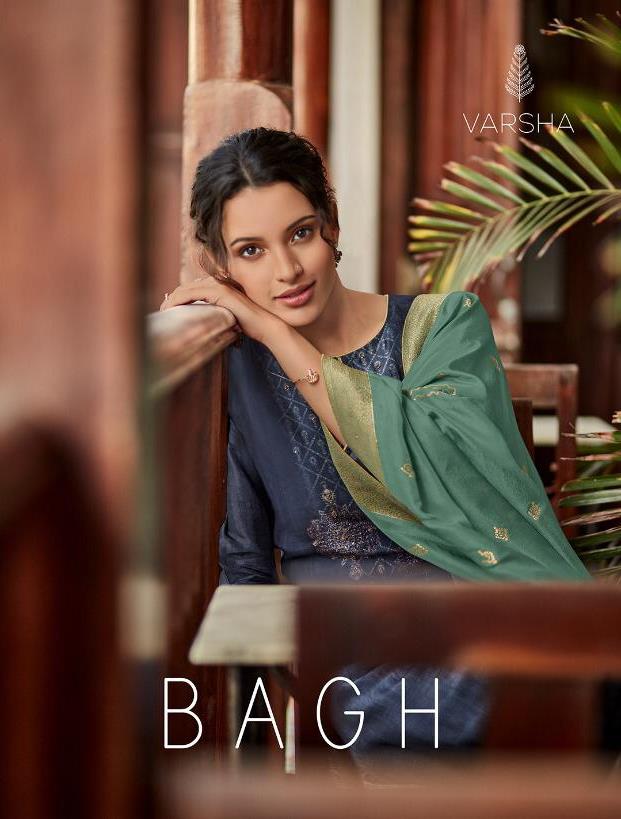 Varsha Fashion Present Bagh Digitally Print With Natural Silk Heavy Salwar Suit Supplier