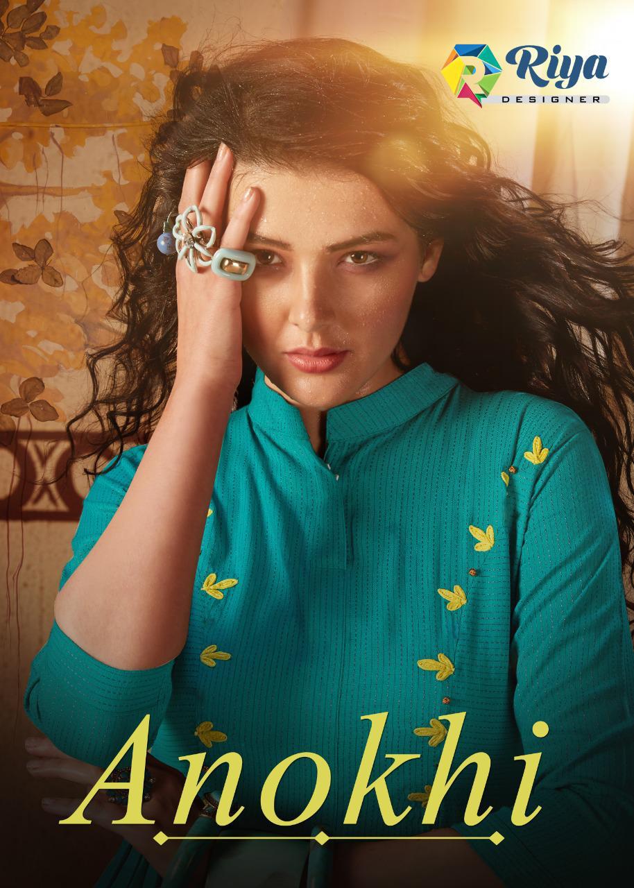 Anokhi Vol 2 By Riya Designer Rayon Long Kurtis With Palazzo Collection