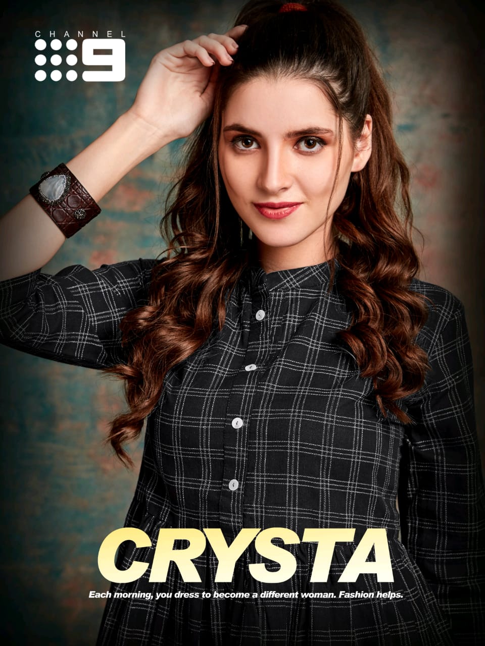 Channel 9 Launch Crysta Cotton Checks Casual Wear Top Seller