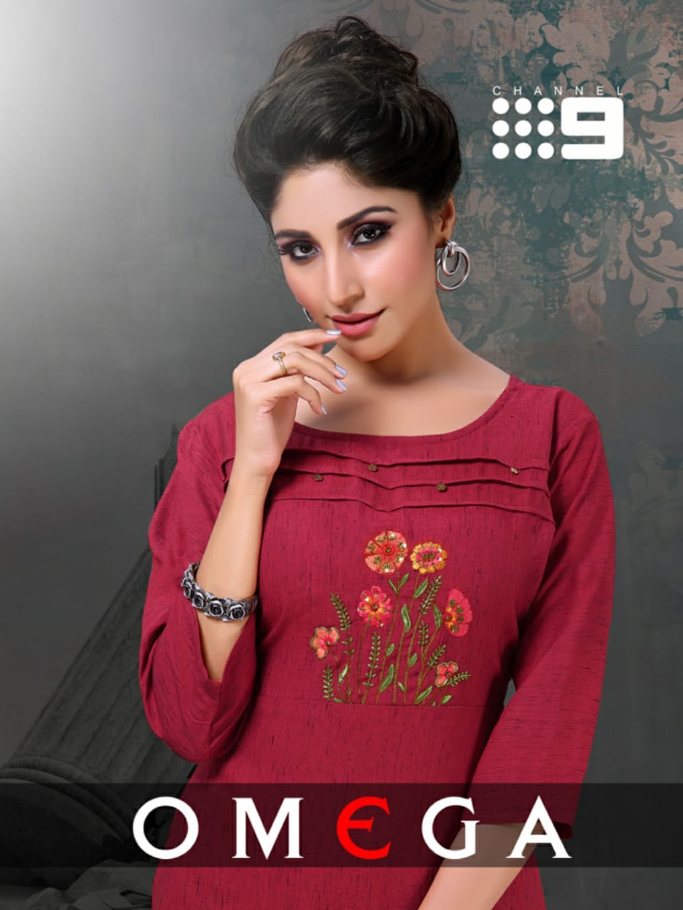 Channel 9 Launch Omega Rayon Classy Look Kurti At Best Price In Surat Market