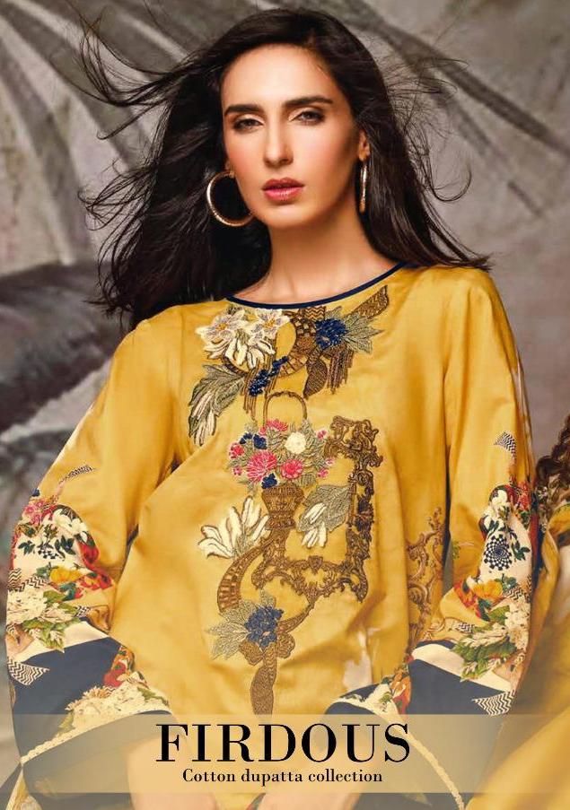 Deepsy Firdous Pure Cotton Printed Pakistani Suits Online Supplier