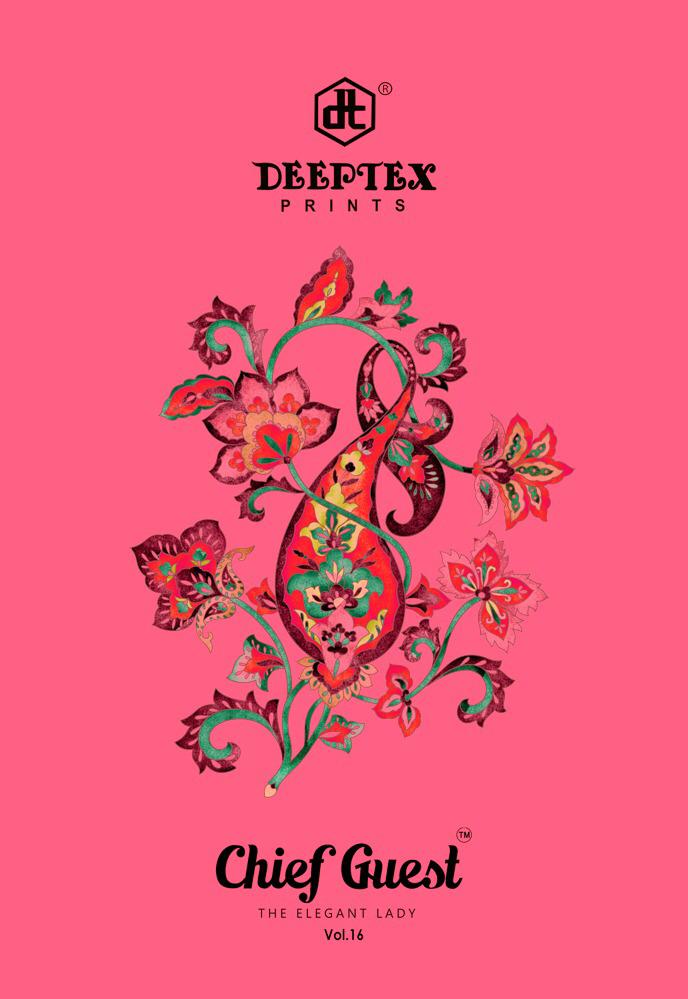 Deeptex Chief Guest Vol 16 Cotton Beautiful Dress Materials Designs