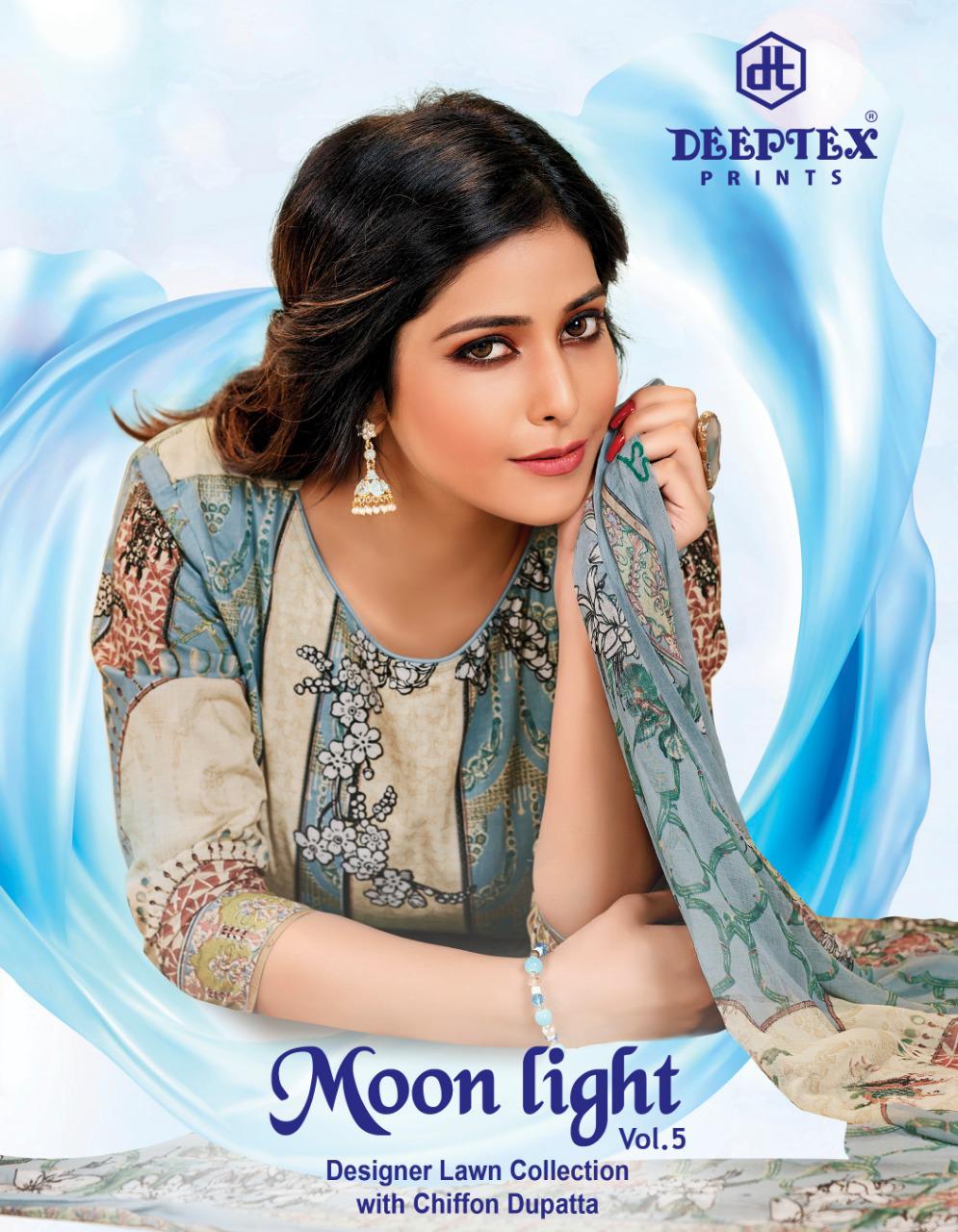 Deeptex Prints Launching Moon Light Vol 5 Cotton Casual Wear Salwar Suit