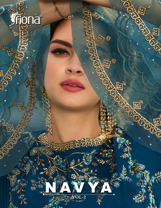 Fiona Navya Vol 2 Georgette With Designer Work 22831-22837 Series Heavy Suits