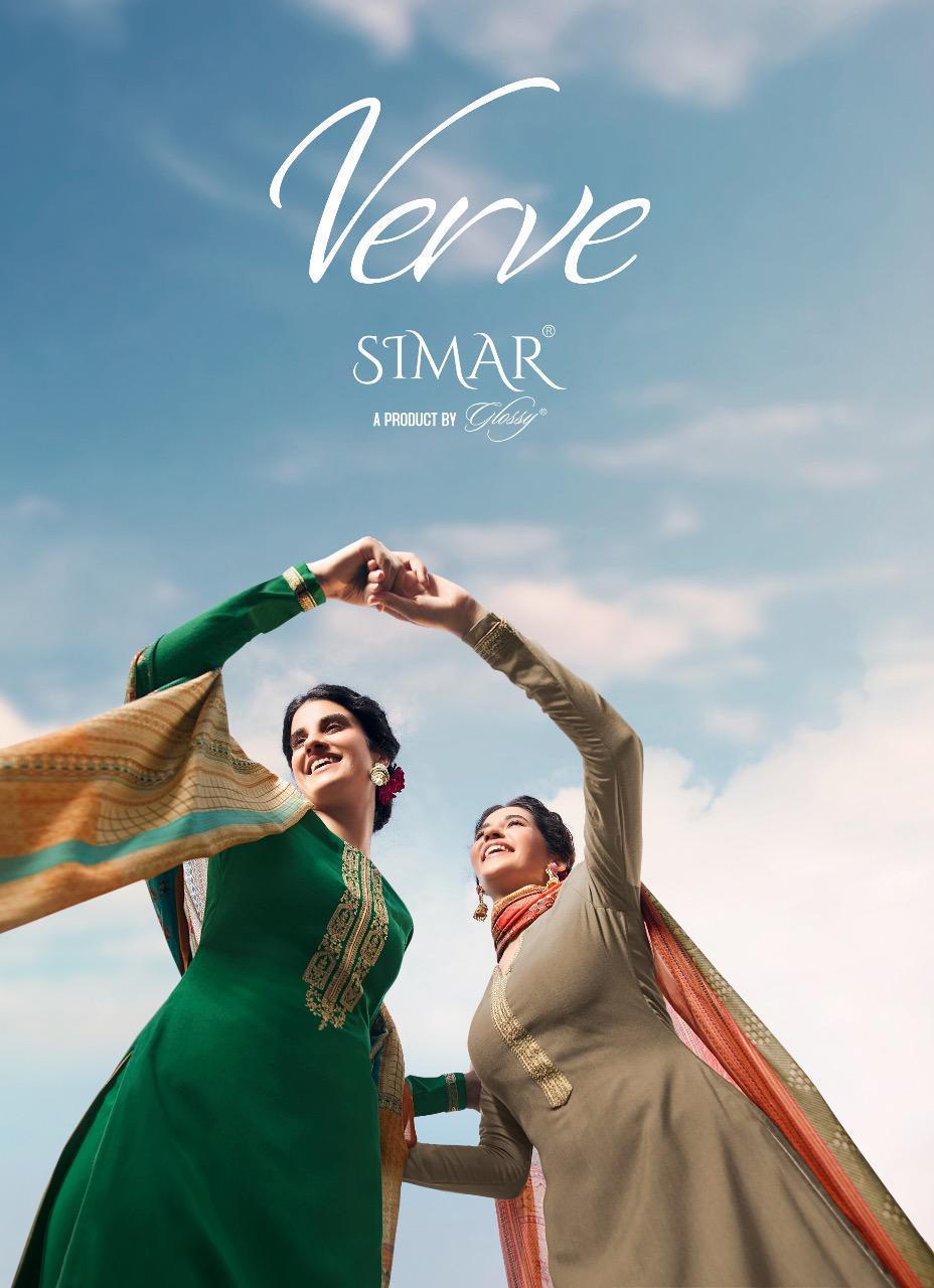 Glossy Launch Simar Verve Tussar Silk With Embroidery Printed Looking Stylish Shuits