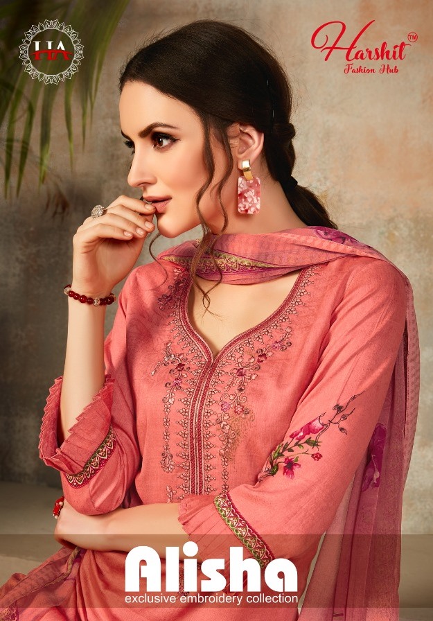 Harshit Fashion By Alok Suit Launch Alisha Jam Digital Style Print Casual Wear Suit