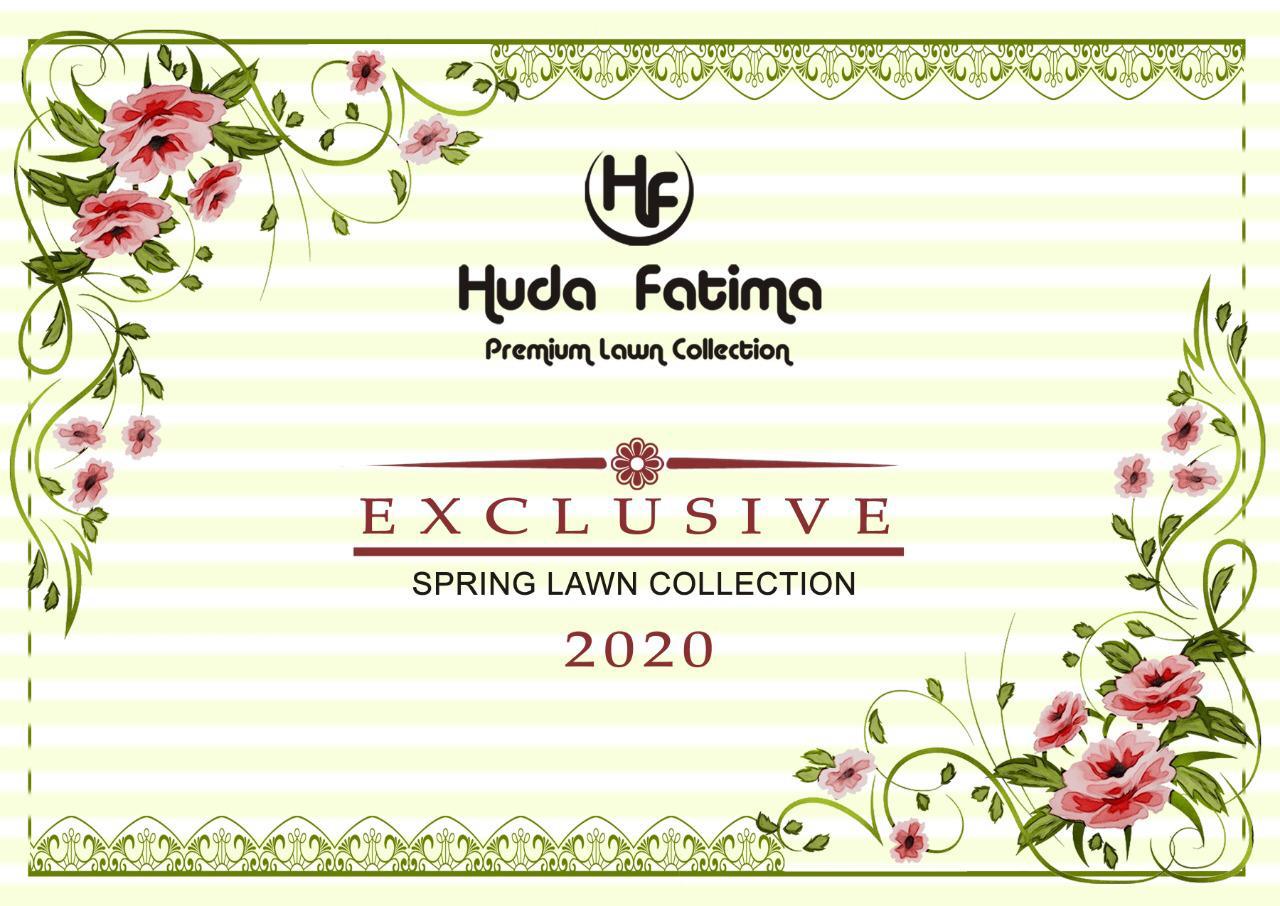 Huda Fatima Premium Lawn Collection Vol 1 Pure Cambric Casual Wear Salwar Suits