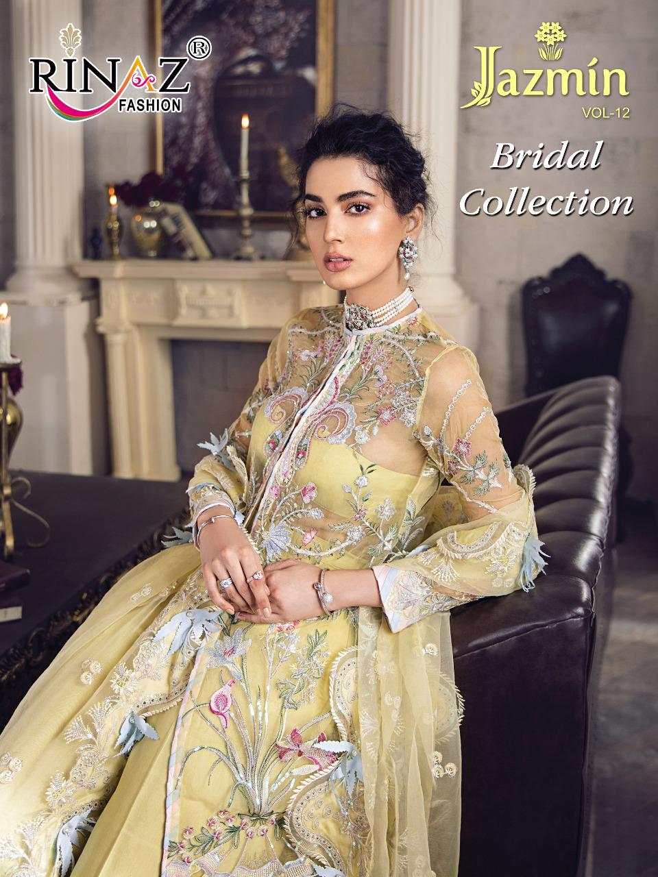 Jazmin Vol 12 By Rinaz Net With Embroidery Pakistani Salwar Kameez