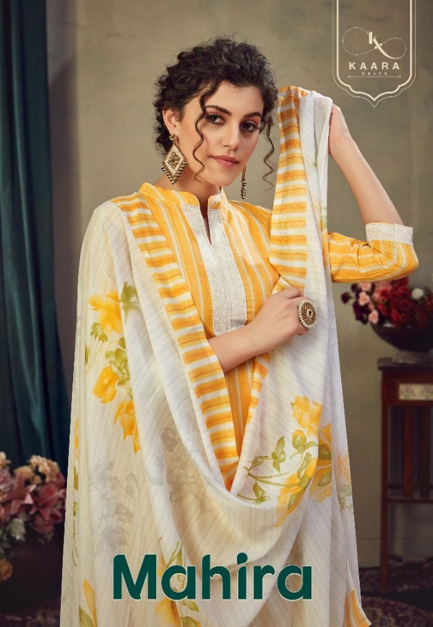 Kaara Suits Launch Mahira Woven Pashmina Digital Print Salwar Suit Supplier