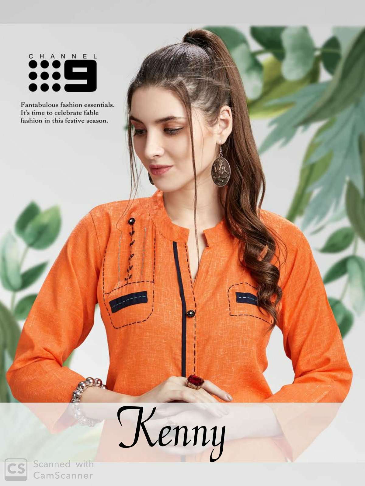 Kenny By Channel 9 Cotton Exclusive Kurti With Plazzo Online Supplier