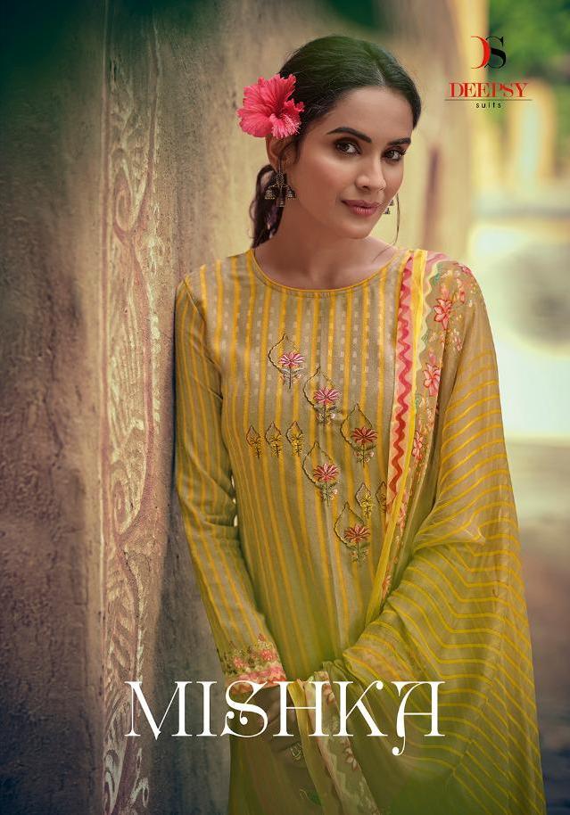 Mishka By Deepsy Pashmina Winter Wear Suits Online Supplier