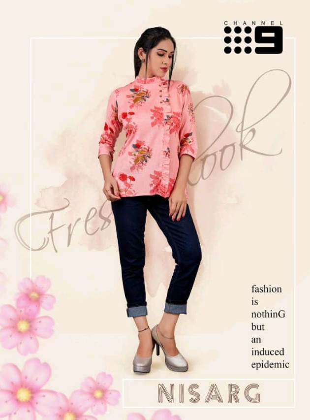 Nisarg By Channel 9 Fles All Time Favourite Print Short Tops Collection