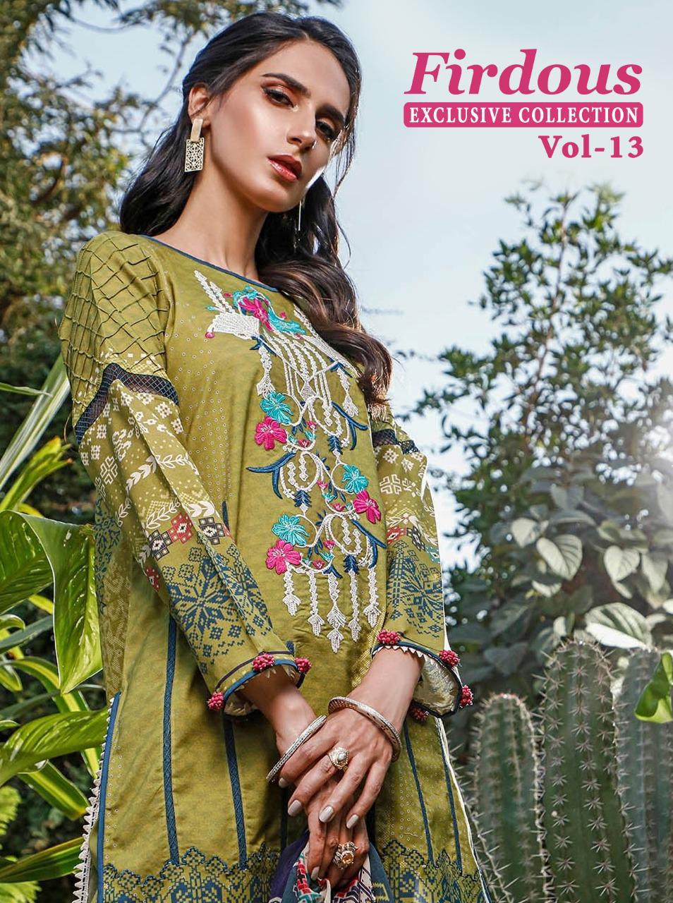 Shree Fab Firdous Exclusive Collection Vol 13 Pure Cotton Print Pakistani Suit Concept