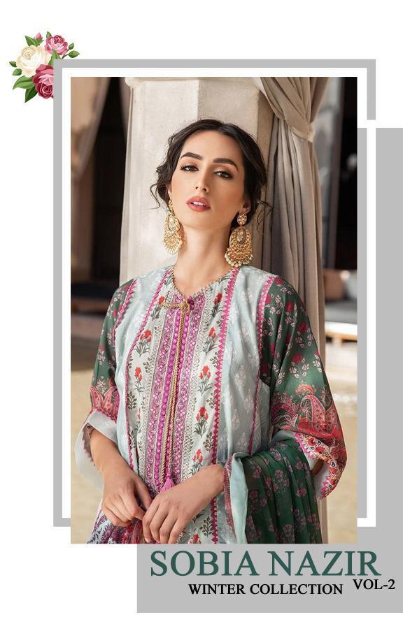 Sobia Nazir Vol 2 By Kaara Suits Pashmina Print Best Quality Salwar Kameez In India