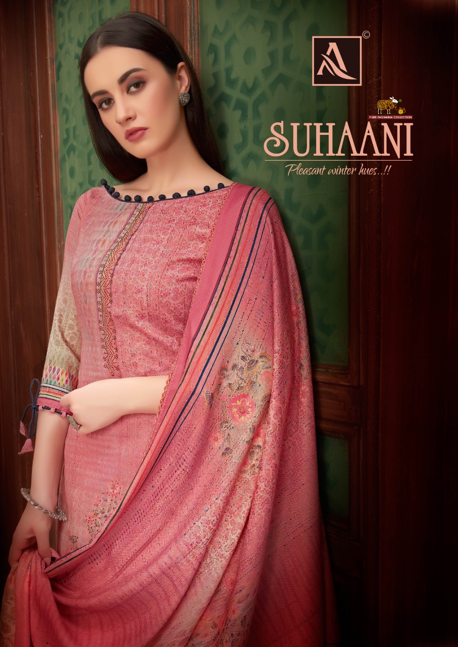 Suhani By Alok Wool Pashmina Winter Suit Designs Online Supplier