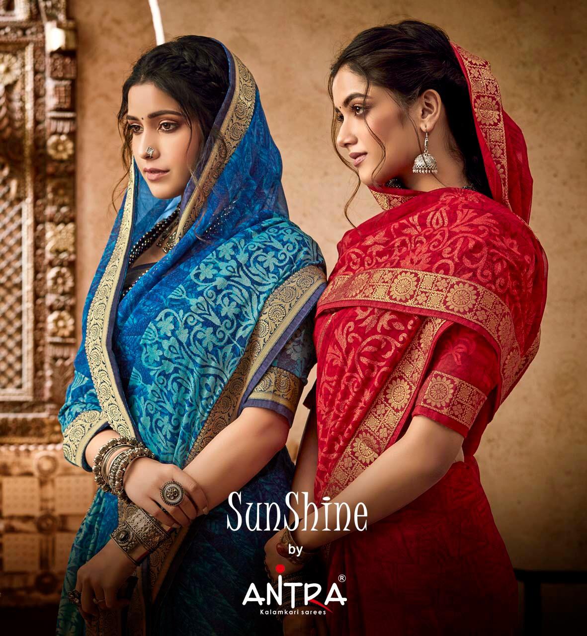 Sunshine By Antra Georgette Printed Saree Online Supplier