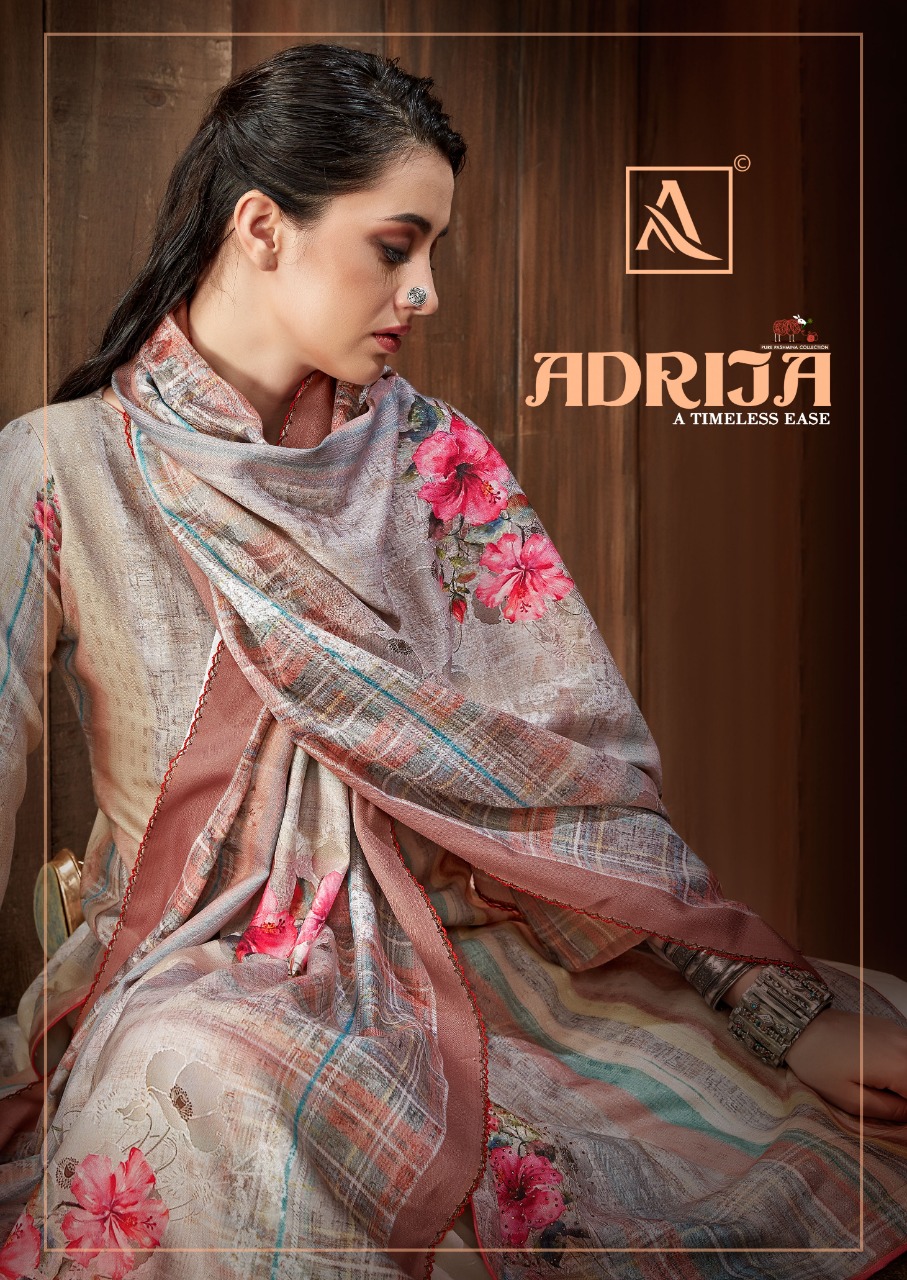 Alok Suits Adrija Wool Pashmina Digital Print Casual Wear Salwar Kameez Exporter