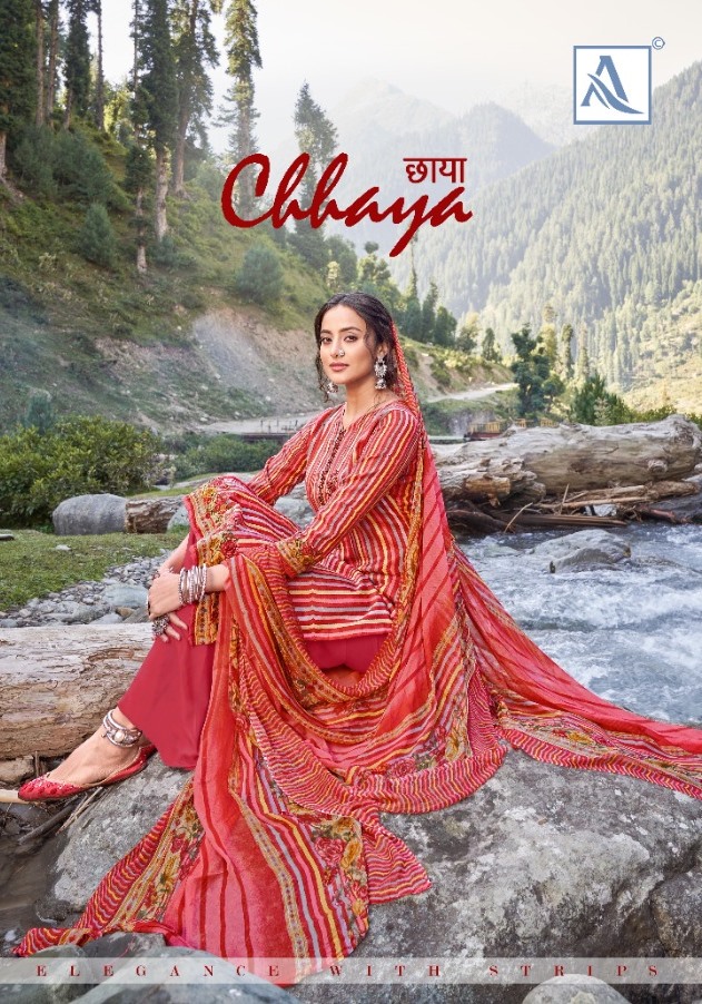 Alok Suits Presenting Chhaya Pure Wool Pashmina Digital Print Casual Wear Suits