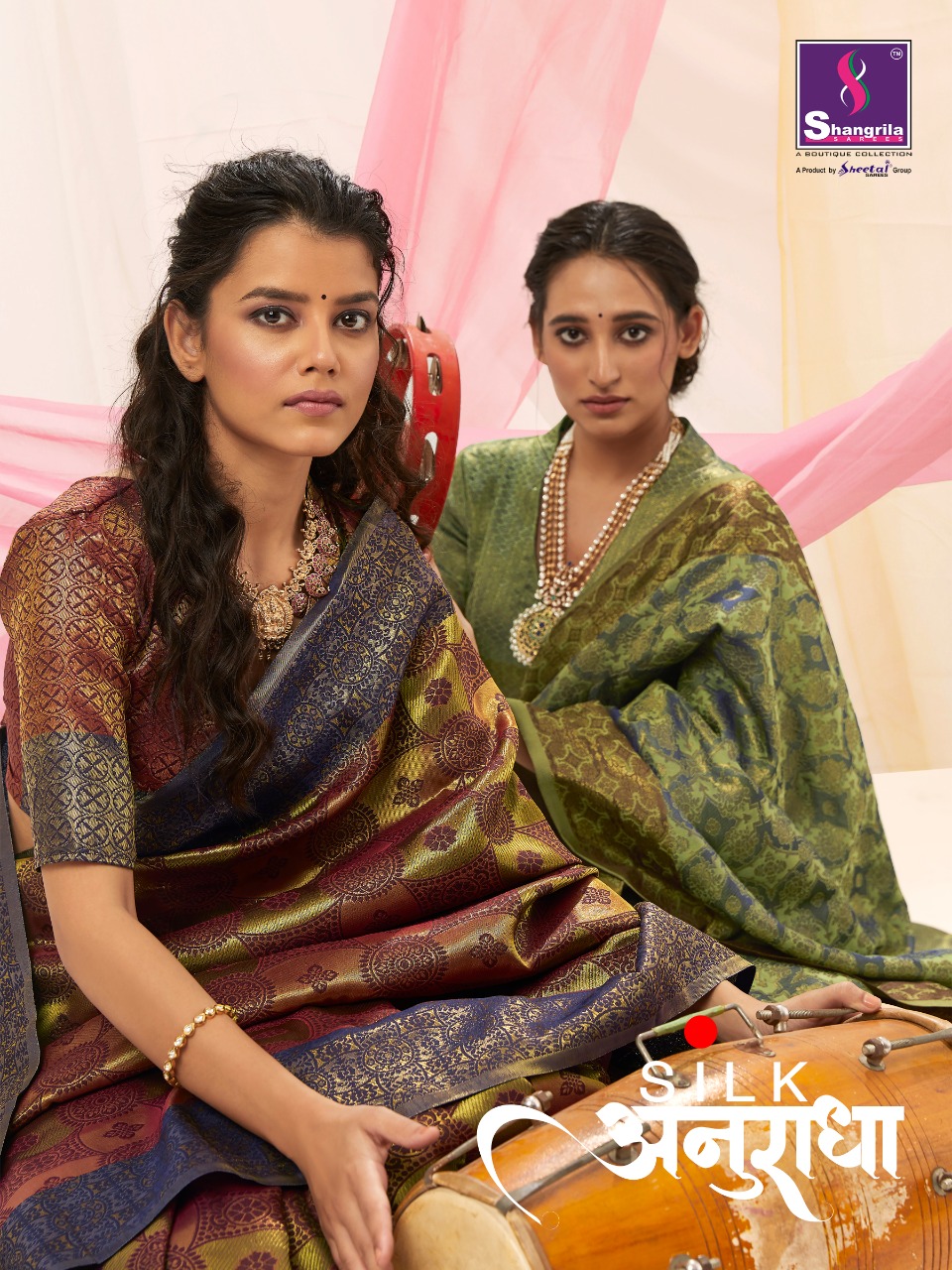 Anuradha Silk By Shangrila Soft Silk Festival And Wedding Season Saree Catalogs Seller