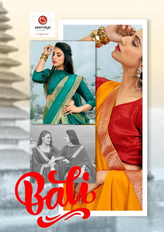 Bali By Seemaya Vichitra Silk Casual Wear Saree At Chipest Rate In Suart