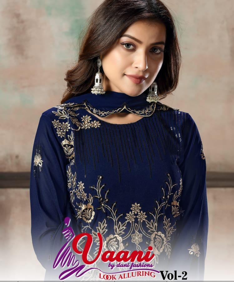 Dani Fashion Vaani Vol 2 Georgette Embroidery Salwar Kameez