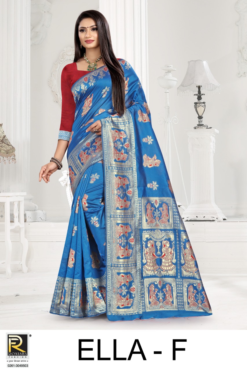 Ella By Ranjna Saree Simple Sobar Premium Silk Exclusive Saree Collections In India