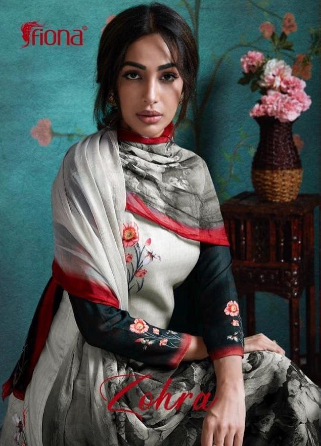 Fiona Zohra Pashmina Digital Printed Winter Wear Suits Collection