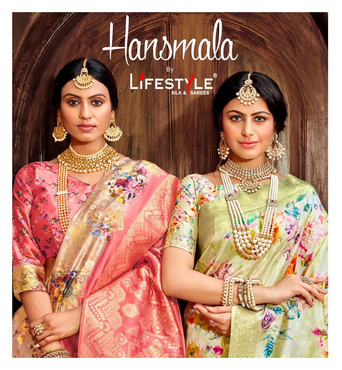 Hansmala Vol 1 By Lifestyle Lichi Silk With Digital Print Looking Rich Saree