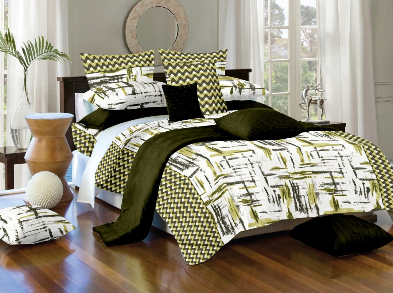 K4u Presenting Paris Soft Cotton Exclusive Bedsheet With Matching Pillow Cover