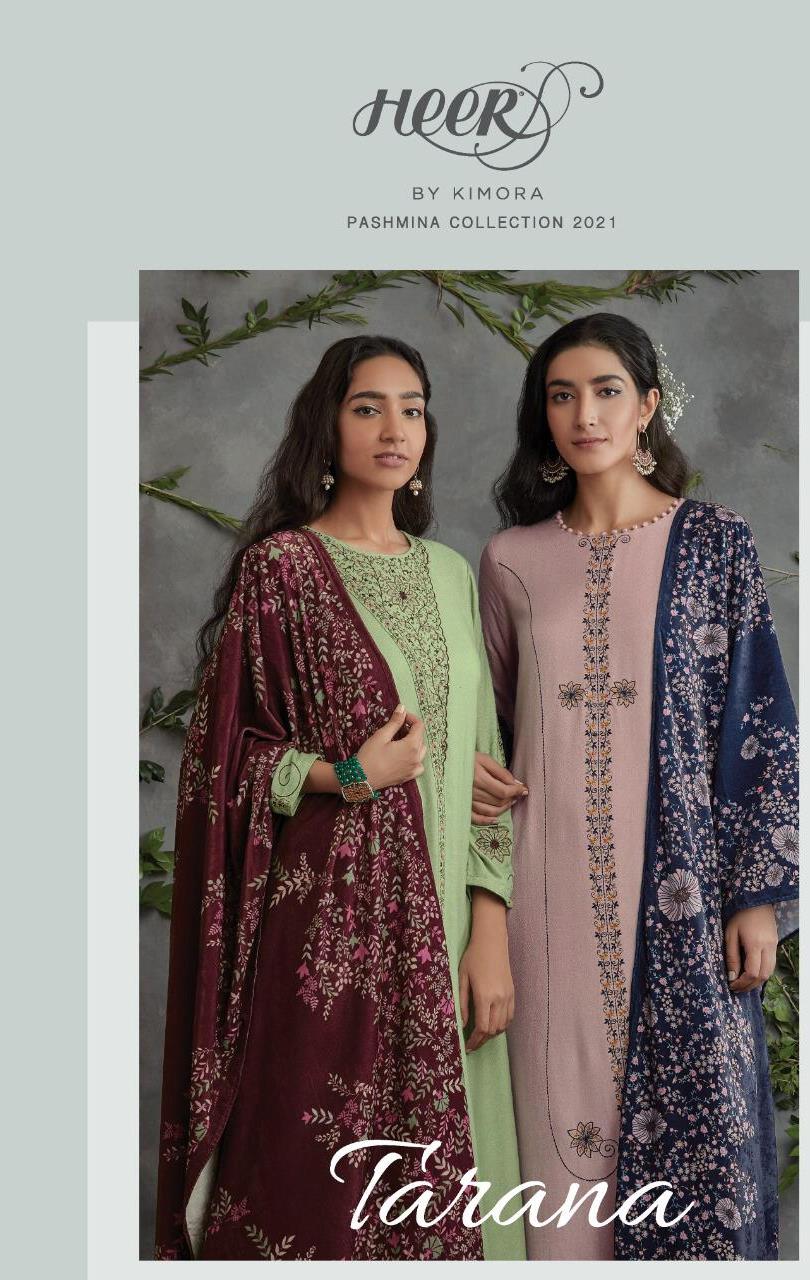 Kimora Launching Tarana Pashmina Diamond 7801-7808 Series Pretty Look Salwar Kameez