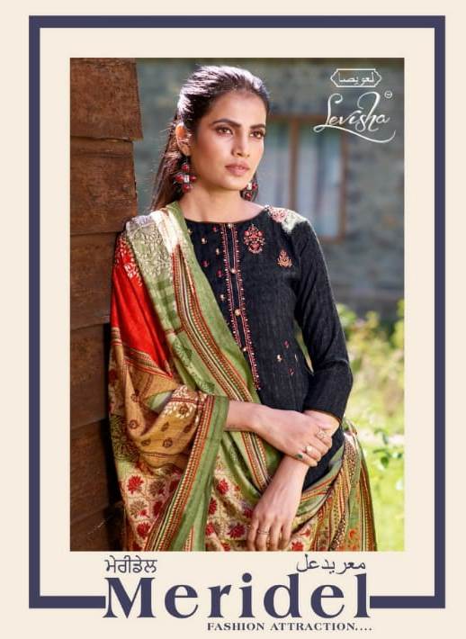 Levisha Presents Meridel Pashmina Print Digital Concept Salwar Suits Wholesale Price