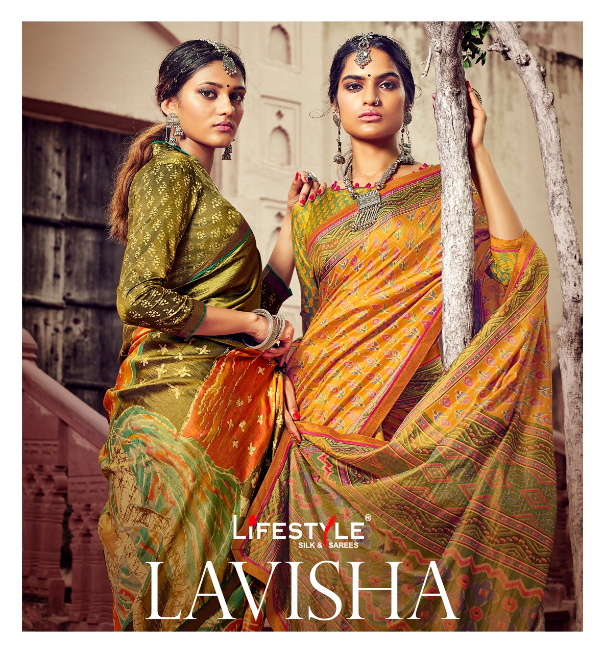 Lifestyle Lavisha Vol 1 Sana Silk Fancy Print Exclusive Stylish Saree Catalogs Supplier