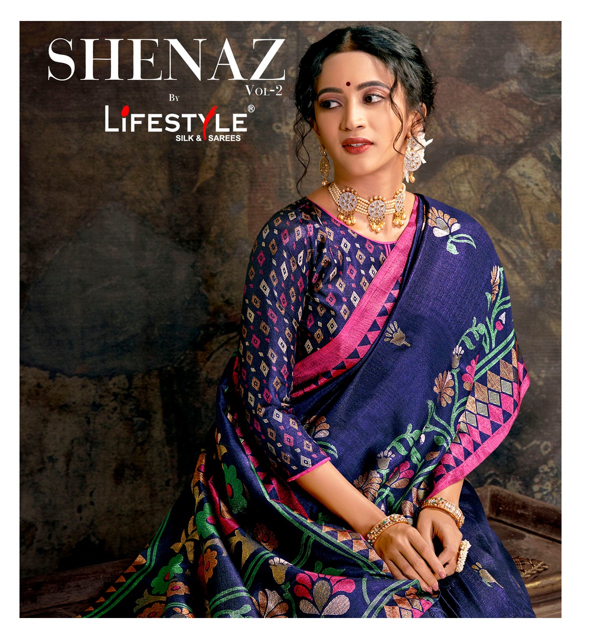 Lifestyle Shenaz Vol 2 Chanderi Silk Fancy Saree Online Supplier