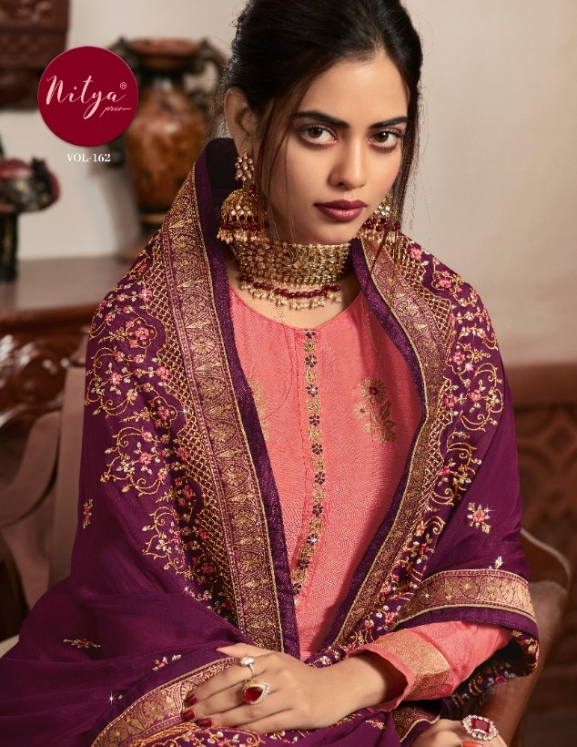 Lt Presents Nitya Vol 162 Dola Silk Exclusive Designer Party Wear Suits Wholesaler