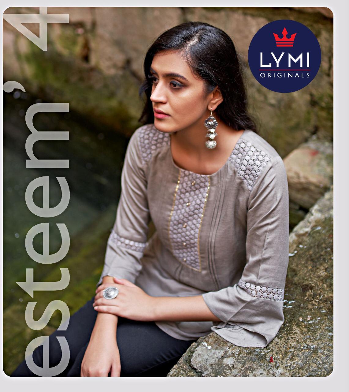 Lymi Launch Esteem Vol 4 Rayon Excellent Shorts Tops Classy Look