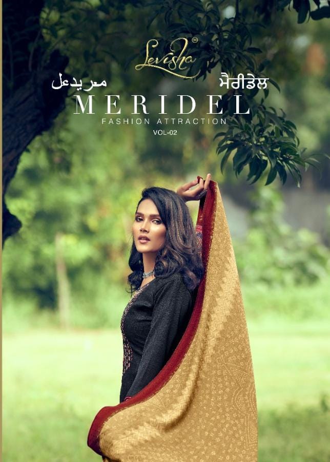 Meridel Vol 2 By Levisha Pashmina Winter Dress Materials Wholesaler