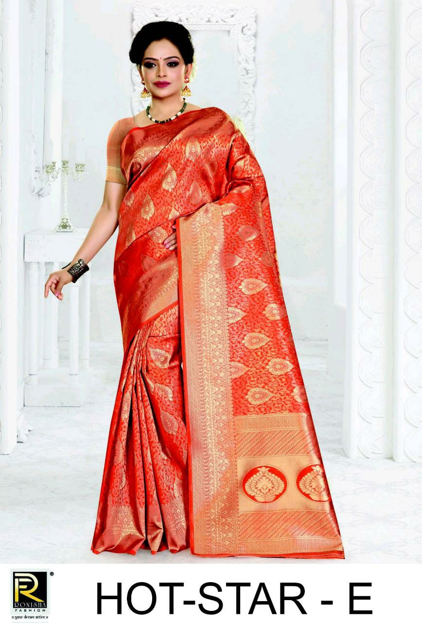 Ranjna Saree Hot Star Lichi Silk Casual Wear Designer Saree At Affordable Price