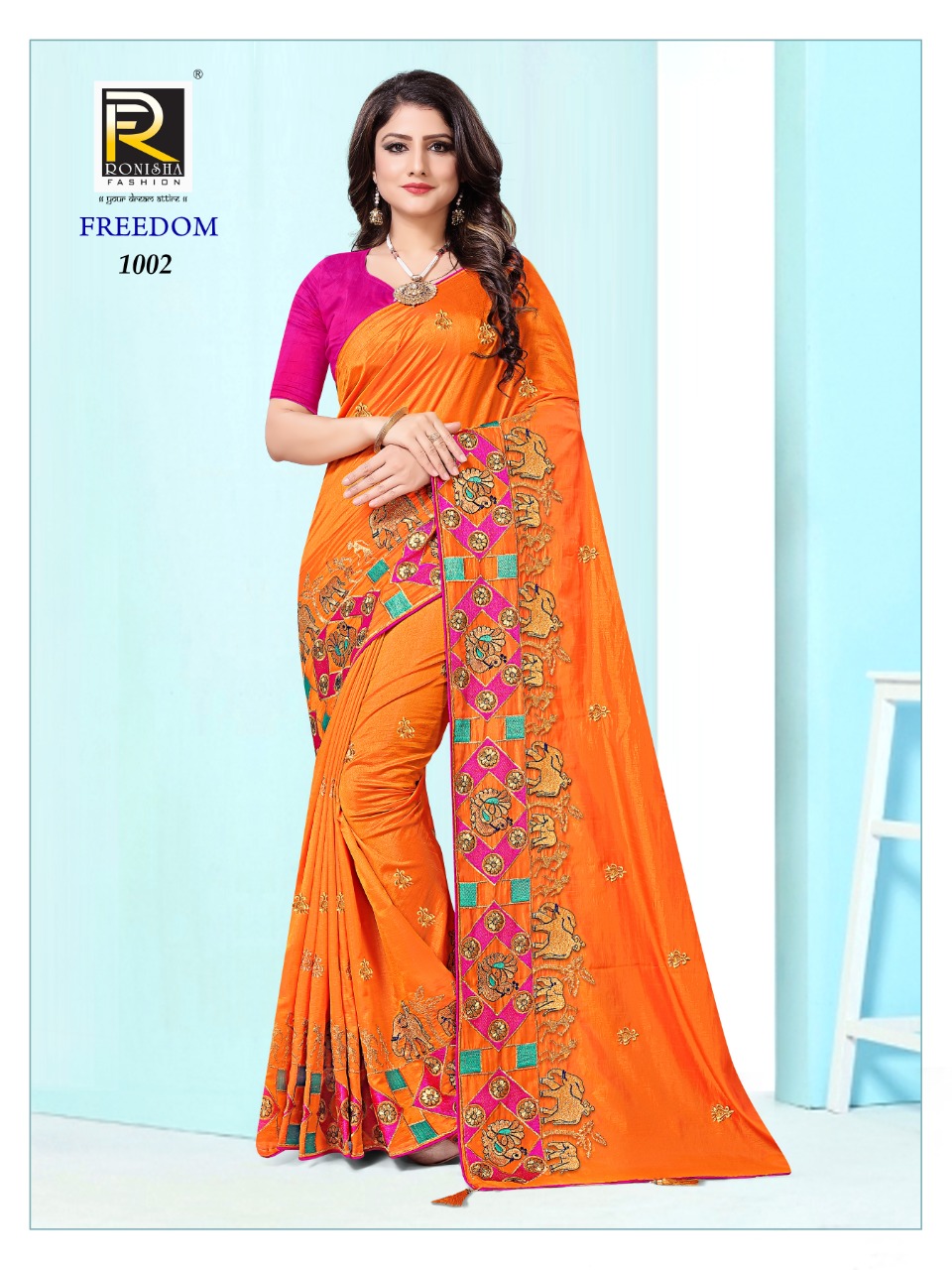 Ranjna Saree Launch Freedom Sana Silk Exclusive Designer Saree Catalogs