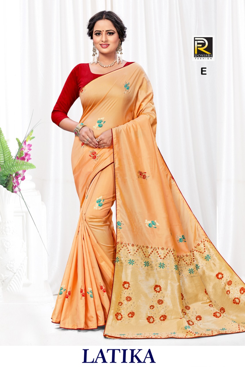 Ranjna Saree Launch Latika Premium Silk Exclusive Designer Saree Online Supplier