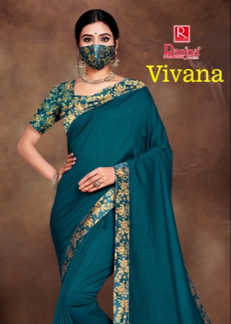 Ranjna Saree Launch Vivana Vichitra Silk Casual Wear Saree At Lowest Rate