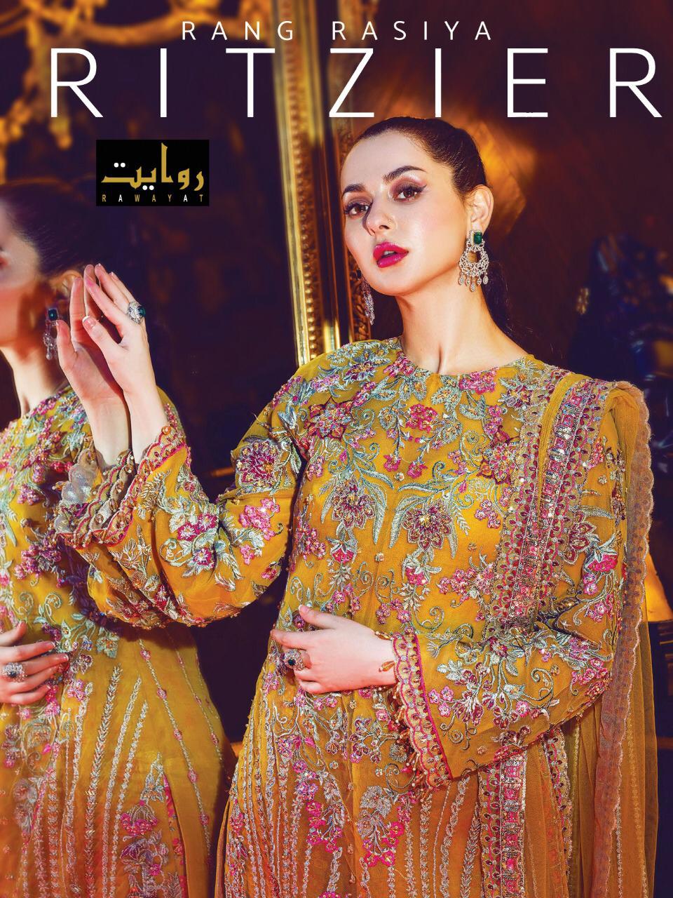 Ritzier By Rawayat Butterfly Net Embroidery Pakistani Salwar Kameez