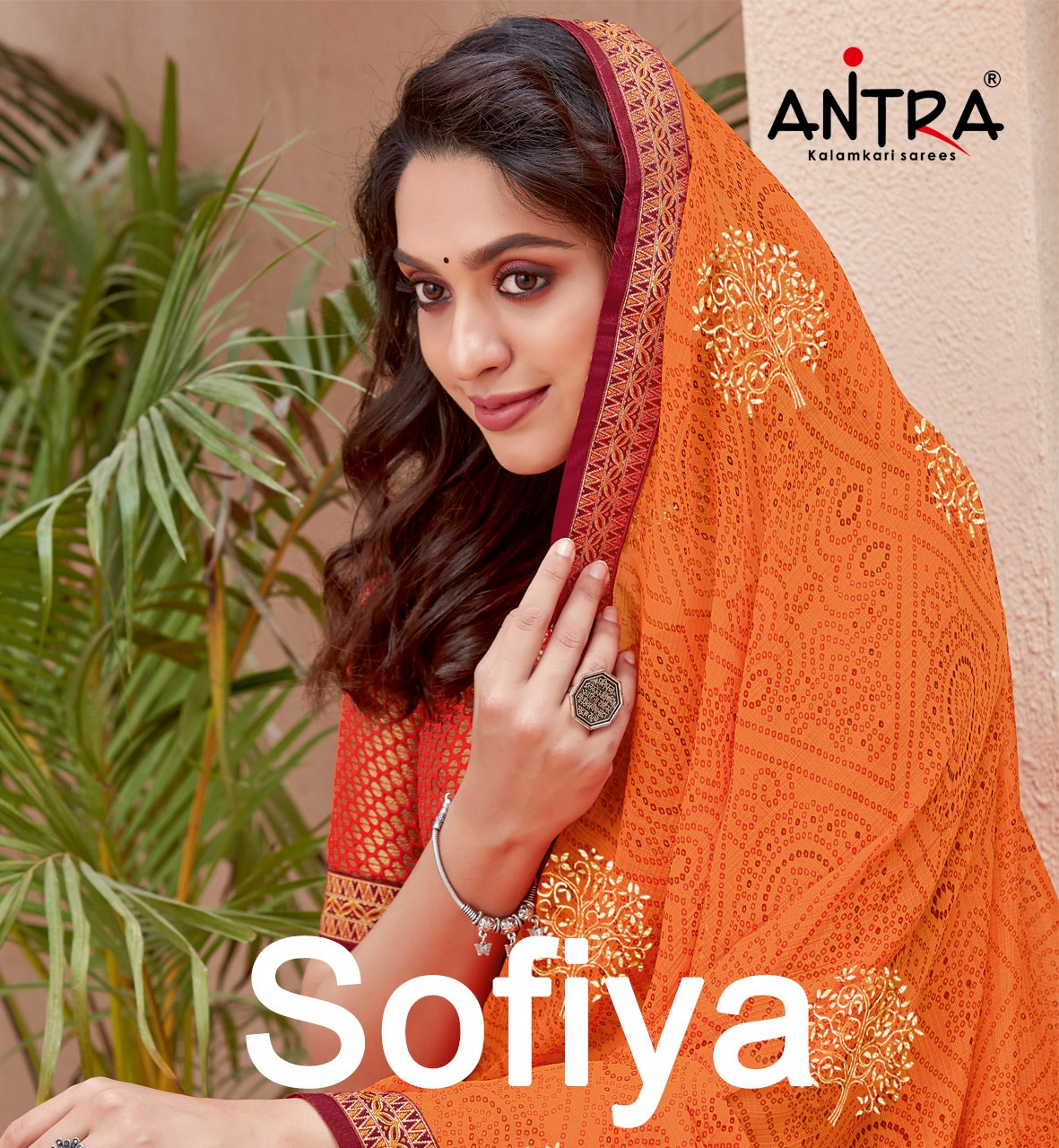 Sofiya By Antra Shahi Chiffon Printed Ethnic Wear Saree