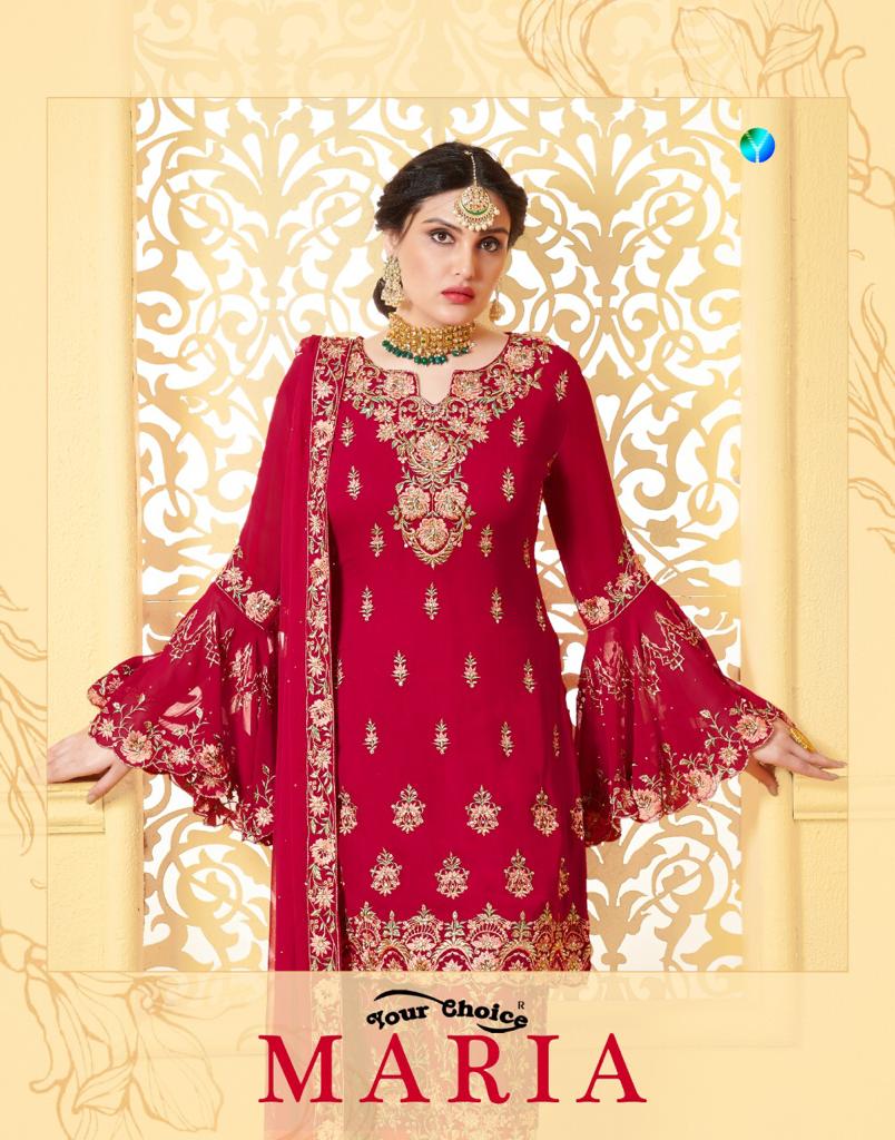 Your Choice Launch Maria Georgette Designer Party Wear Excellent Salwar Suits