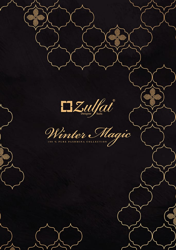 Zulfat Designer Launch Winter Magic Pashmina Digital Style Casual Wear Salwar Suits