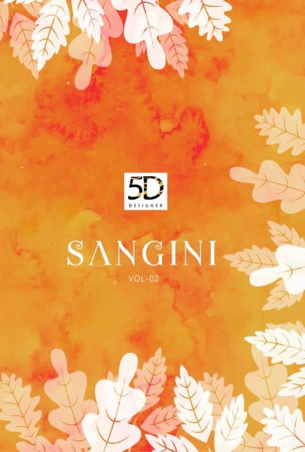 5d Designer Launch Sangini Vol 2 Pure Georgette With Weaving Lace Saree Catalogs